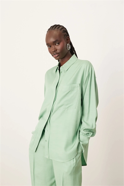 Рубашка с крупной контрастной строчкой co-ord артикул 138339626