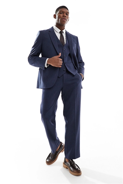 Брюки прямого кроя из шерсти артикул 138744702