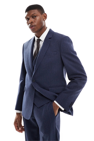 Приталенный пиджак из шерсти артикул 138744701