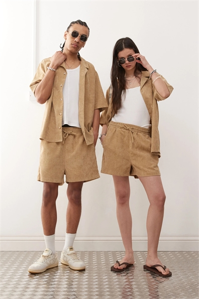 Унисекс-шорты из вельвета артикул 139227828