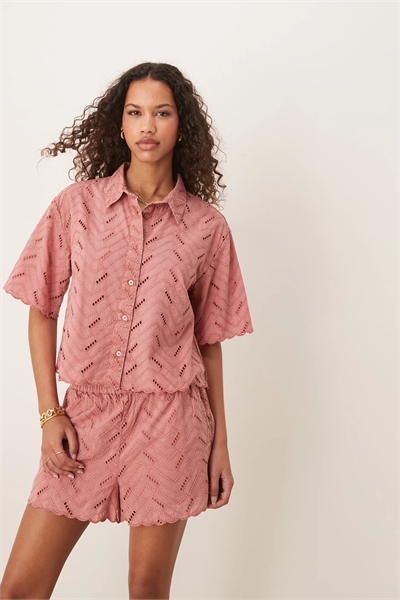 Рубашка с вышивкой «Geo» co-ord артикул 141221053