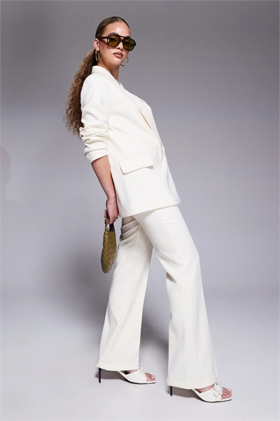 Брюки зауженного кроя с расклешенными штанинами co-ord артикул 141528562