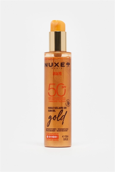 Масло «Золотое солнце» с высоким уровнем защиты SPF 50, 150 мл артикул 143022398