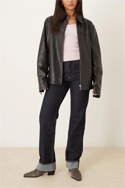 Джинсы средней посадки с прямыми брючинами свободного кроя co-ord артикул 141737519