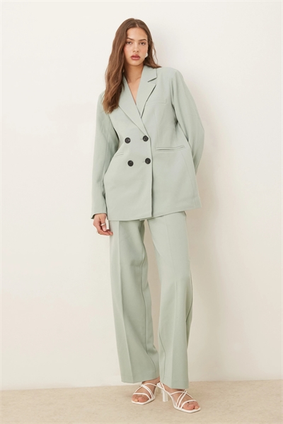 Брюки классического кроя с высокой талией и прямыми брючинами co-ord артикул 142394483