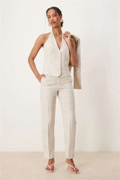 Брюки из льна, сшитые на заказ co-ord артикул 142740060