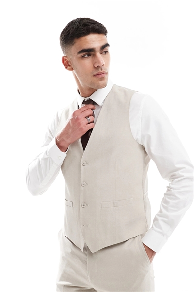 Жилет к льняному классическому костюму от French Connection co-ord артикул 143327090