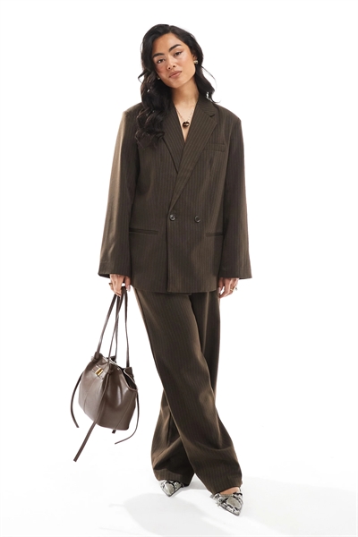 Брюки с широкими брючинами co-ord артикул 143377791