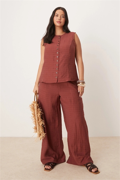 Брюки с широкими штанинами co-ord артикул 147690061