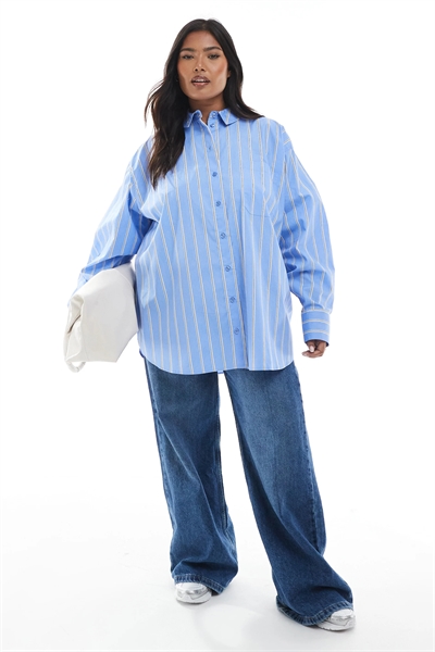 ASOS DESIGN Рубашка свободного кроя для полных артикул 148078511