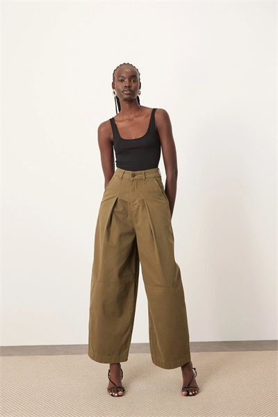 Брюки Remi из твила свободного кроя артикул 141662209