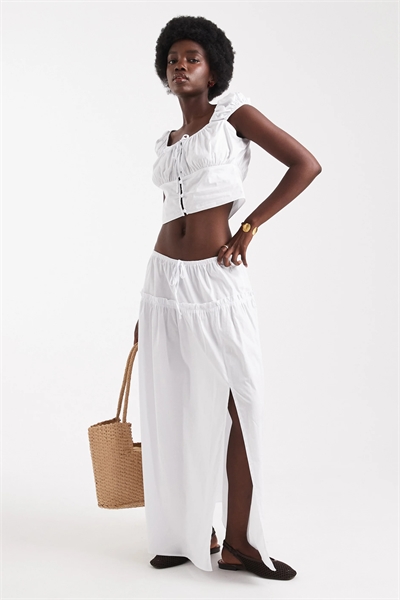 Макси-юбка из поплина co-ord артикул 148413005