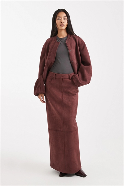 Макси-юбка из сверхмягкой искусственной замши co-ord артикул 149078619