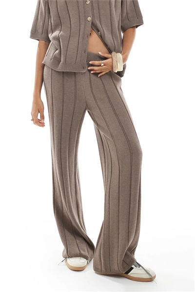 Хлопковые брюки из трикотажа co-ord артикул 149241042