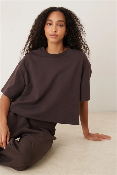 Короткая футболка прямого кроя с застежкой-молнией co-ord артикул 146857939