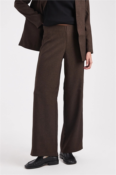 Брюки с широкими брючинами в стиле твида, скроенные по фигуре co-ord артикул 150666032