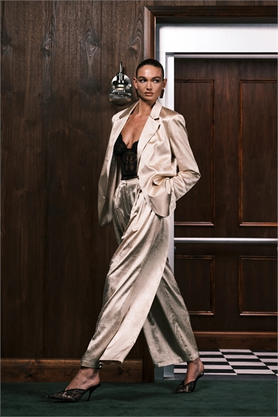 Брюки-палаццо свободного кроя, сшитые на заказ co-ord артикул 150704818