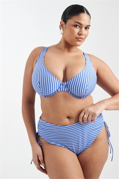 Бюстгальтер-бикини ASOS DESIGN Curve Violet Marina del Rey с косточками артикул 150783783