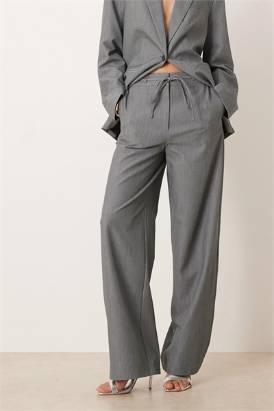 Брюки с завязкой на талии и широкими брючинами co-ord артикул 151450586