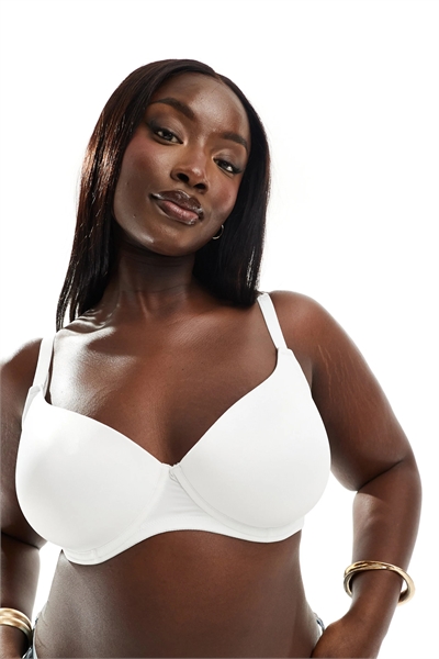 ASOS DESIGN Бюстгальтер-футболка с формованными чашками для полных артикул 134952129