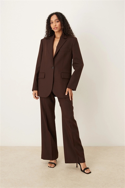 Брюки классического кроя с капюшоном и складками спереди co-ord артикул 151640410