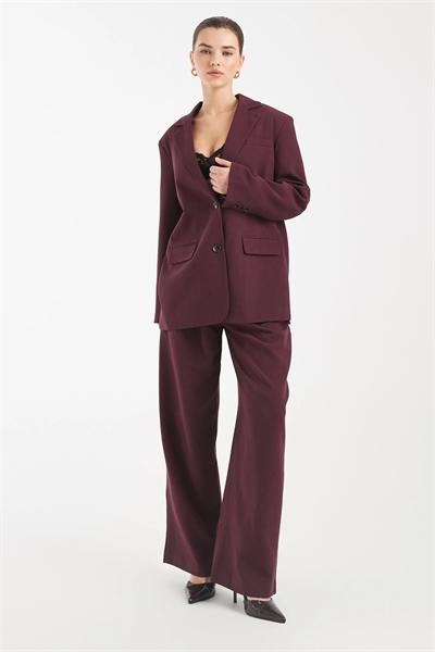 Брюки с широкими брючинами и поясом co-ord артикул 151963736