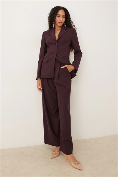 Брюки свободного кроя с капюшоном и складками спереди co-ord артикул 151781697