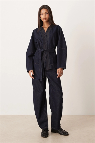 Джинсы Eveline с высокой талией и расклешенными брючинами co-ord артикул 152233552