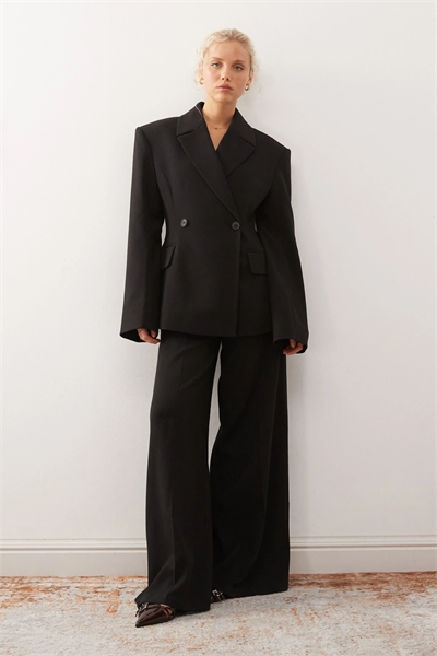 Классные брюки с расклешенным кроем и складками спереди co-ord артикул 152420542