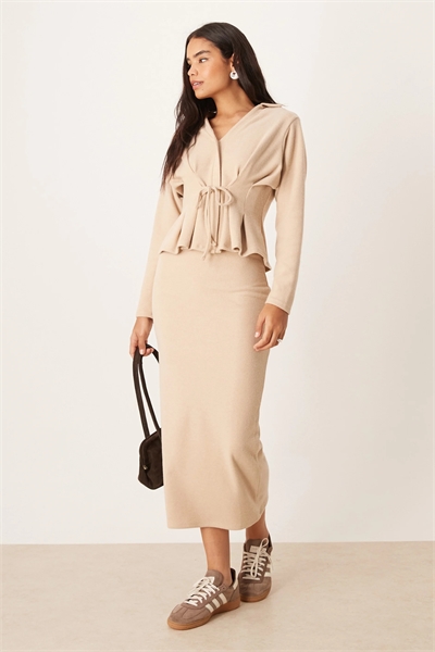 Юбка-труба из сверхмягкой ткани co-ord артикул 152669877