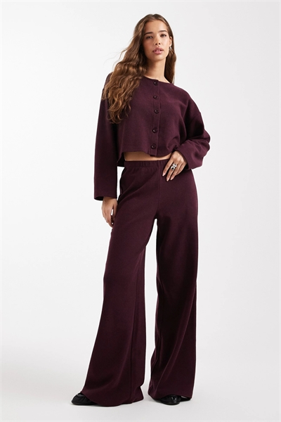 Брюки из ворсованного трикотажа co-ord артикул 152901708