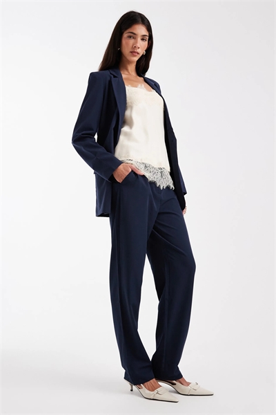 Брюки классического кроя с прямыми брючинами co-ord артикул 153084191