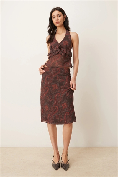 Юбка-миди из суриэлы co-ord артикул 154275808