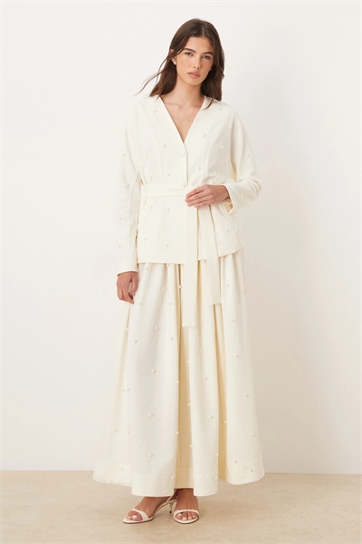 Юбка макси «Dream Sister Jane» с жемчужными украшениями co-ord артикул 154902725