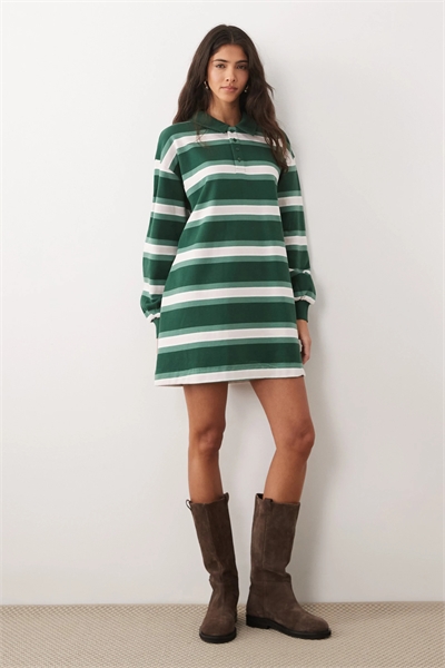 Мини-платье в стиле поло-регби артикул 153791920