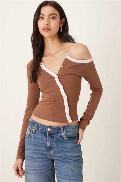 Асимметричный топ Susmies Ella артикул 152559432