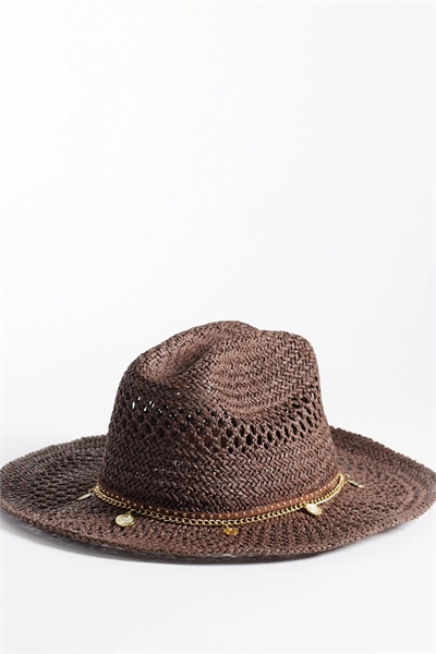 Соломенная шляпа с мотивом в виде монеты артикул 155524941