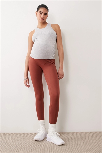 Леггинсы для йоги с высокой талией и мягкой текстурой от Maternity Icon артикул 153282397