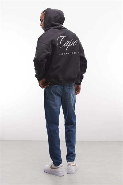 Толстовка с капюшоном на молнии с международным логотипом артикул 156088278