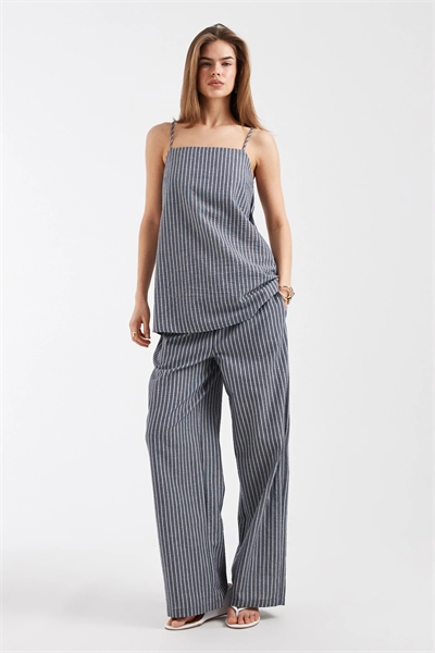 Брюки с широкими штанинами и завязкой на талии co-ord артикул 155314506