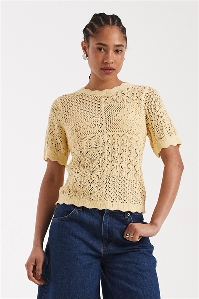 Футболка с коротким рукавом и узором «пойнтелл» артикул 155322993