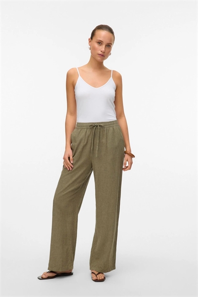 Брюки с широкими брючинами артикул 156584671