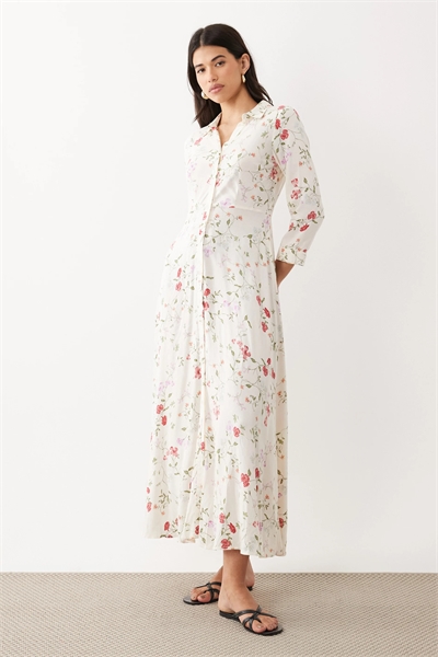 Платье-рубашка макси артикул 155093954