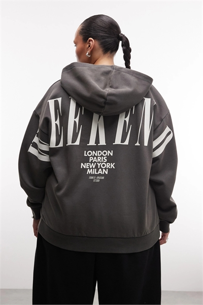 Худи с капюшоном и спинкой с наслоением от Weekend Collective Curve Icon артикул 151265406