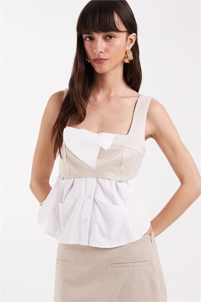 Топ с асимметричным кроем от DECON артикул 152709345