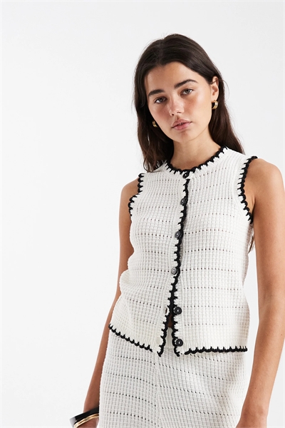 Жилет с обтачным швом co-ord артикул 155388660