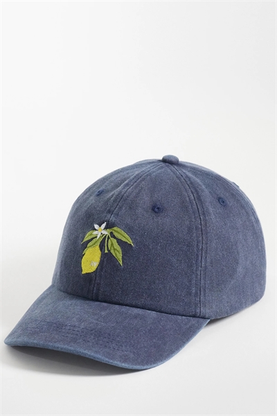 Унисекс-кепка с изображением лимона и логотипом артикул 154855620