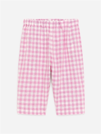 Льняно-хлопковые брюки артикул 1227691005