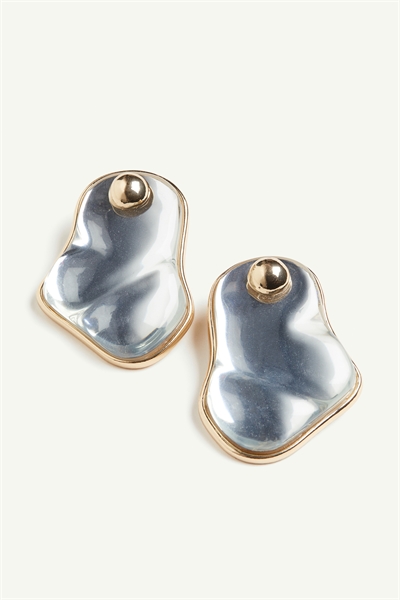 Асимметричные серьги-шпильки артикул 1230422001