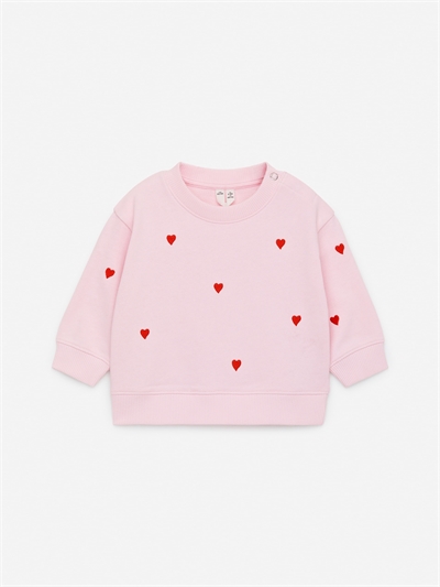 Хлопковый свитшот с вышивкой артикул 1249846005